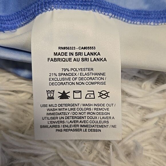 Nike Womens Mid Rise 7" Tie Dye Training Shorts Size XS Bike Dri-Fit Stretch - Picture 5 of 9